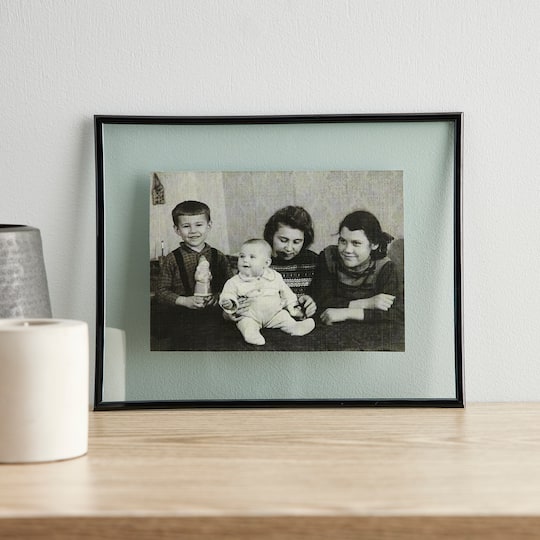 Basics Black Thin Float Frame by Studio Décor